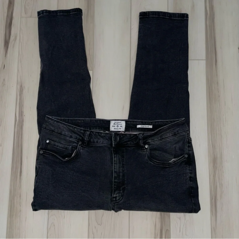 Ben Sherman Skinny Stretch Fit Black Denim Jeans